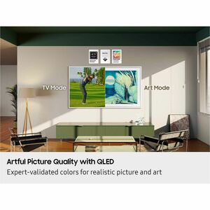 Samsung The Frame LS03FA QN65LS03FAF 64.5" Smart LED-LCD TV 2025 - 4K UHDTV - High Dynamic Range (HDR) - Black - Quantum H