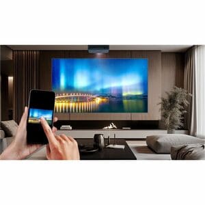 Optoma UHZ68LV 3D DLP Projector - 16:9 - Black - High Dynamic Range (HDR) - Front - 2160p - 30000 Hour Normal Mode - 3,200