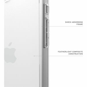 Plyo iPhone 16e Case (Non-Magnetic) - Ice - For Apple iPhone 16e Smartphone - Ice - Shock Absorbing, Yellowing Resistant, 