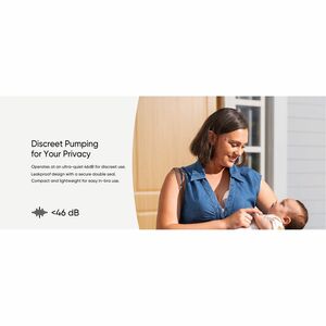 Eufy Breast Pump E10 - Pink - Silicone - Washable, Compact Design, OptiRhythm Technology, Leak Proof, Quiet Operation, Eas