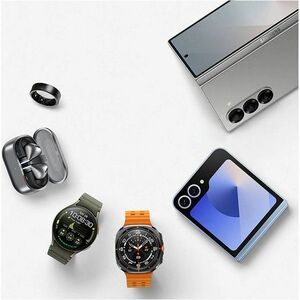 Samsung Galaxy Ring Smart Ring - Finger Wearable - Titanium Black - Accelerometer, PPG Sensor, Temperature Sensor - Sleep 