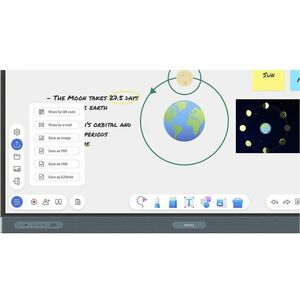 BenQ Board Pro RP6504 4K UHD LCD Collaboration Display - ARM - 8 GB - Infrarosso (IrDA) - Touchscreen - 16:9 Rapporto di f