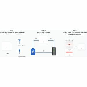 Router wireless Mercusys Halo H32G - Wi-Fi 5 - IEEE 802.11a/b/g/n/ac/k/v/r - Ethernet - Dual Band - 2,40 GHz ISM band - 5 