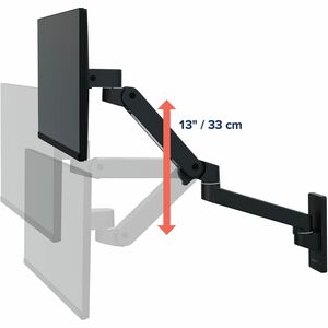 Ergotron Montagearm für Monitor, LCD-Display - Schwarz - Höhenverstellbar - 1 Unterstützte(r) Display(s)Bildschirmgröße: 8