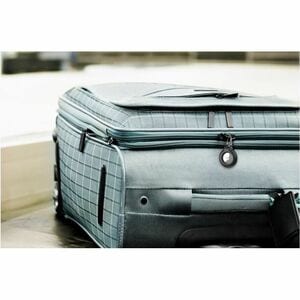 Belkin Bag, AirTag, Key Asset Tracking Tag Holder - 50.8 mm x 43.2 mm x - Plastic - 1 - Black, Transparent - Key Ring