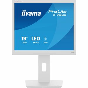 iiyama ProLite B1980S-W1 19 Zoll Class SXGA LED-Monitor - 5:4 Format - Matt-weiß - 48,3 cm (19 Zoll) Viewable - Twisted Ne