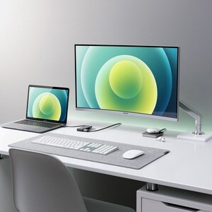 Alogic Fusion CORE USB-Typ C Docking Station - Grau, Schwarz - 1 Unterstützte Displays - 4K - 3840 x 2160 - 4 x USB-Anschl