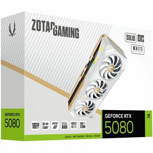 Zotac NVIDIA GeForce RTX 5080 Grafikkarte - 16 GB GDDR7 - 7680 x 4320 - 2,64 GHz Core - 256 Bit Busbreite - PCI Express 5.