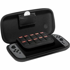 Spigen Klasden Carrying Case (Pouch) Nintendo Gaming Console - Charcoal Grey - Scratch Proof - Fabric, Ethylene Vinyl Acet