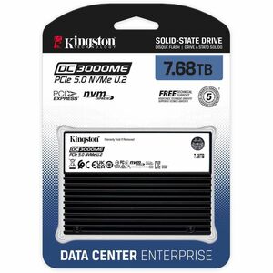 Kingston DC3000ME 7.68 TB Solid State Drive - 2.5" Internal - U.2 (PCI Express NVMe 5.0 x4) - Server, Data Center Device S