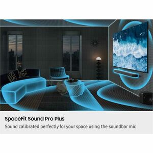 Samsung HW-Q990F 11.1.4 Bluetooth Sound Bar Speaker - 756 W RMS - Bixby, Alexa Supported - Titan Black - Wall Mountable - 