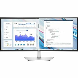 Dell Pro Plus P3425WE 34" Class UW-QHD LED Monitor - 21:9 - Black, Silver - 86.6 cm (34.1") Viewable - In-plane Switching 