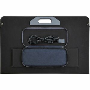 Eaton 220W Foldable Portable Solar Panel for Portable Power Stations - Portable - Black