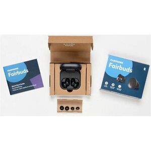 Fairphone Fairbuds True Wireless Earbud Stereo Earset - Black - Siri, Google Assistant - Binaural - In-ear - 1000 cm - Blu