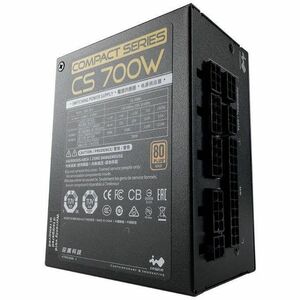 In Win Compact CS-700W Modular Power Supply - 700 W - Internal - 120 V, 230 V Input - 12 V, 5 V, 3.3 V, -12 V, 5 V SB Outp