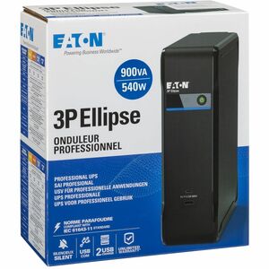 Eaton Ellipse 3P900UD Standby-UPS - 900 VA/540 W - 230 V AC Eingang - 220 V AC, 230 V AC, 240 V AC Ausgang - 1 x USB Typ A
