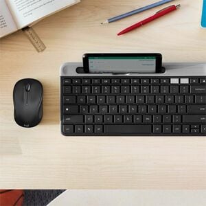 Logitech M325S Wireless Mouse - Optical - Wireless - 32.81 ft - Radio Frequency - 2.40 GHz - Black - USB - 1000 dpi - 4 Wa