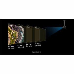 BenQ AH30ST 3D Short Throw DLP Projector - 16:9 - Ceiling Mountable - Front, Ceiling - 1080p - 20000 Hour Normal Mode - 30