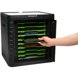 Kensington Charge & Sync Cabinet - Up to 25.4 cm (10") Screen Support - 42.9 cm Height x 39.9 cm Width x 35.1 cm Depth - B