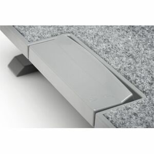 Kensington SmartFit SoleMate Pro Elite Footrest - 90 mm - 120 mm Adjustable Height - 18° Tilt - Fabric