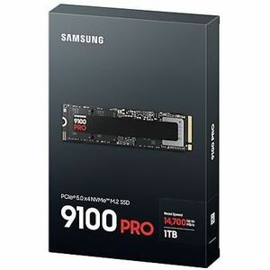 Samsung 9100 PRO 1 TB Solid State Drive - M.2 2280 Internal - PCI Express NVMe (PCI Express NVMe 5.0 x4) - Black - Desktop