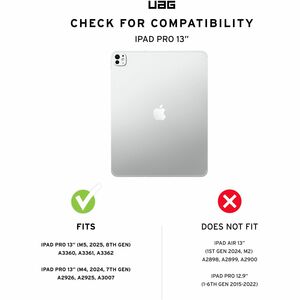 Urban Armor Gear Glass Gehärtetes Glas Displayschutz - Glasklar - für 33 cm (13 Zoll) LCD - Sturzsicher, Resistent gegen F