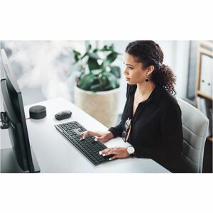 Lenovo Professional Tastatur & Maus - Deutsch - Tastatur, Kabellos, Bluetooth/RF 2,40 GHz USB Typ-A, Schere - Maus, Optisc