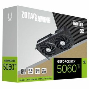Zotac NVIDIA GeForce RTX 5060 Ti Graphic Card - 8 GB GDDR7 - 7680 x 4320 - 2.60 GHz Core - 128 bit Bus Width - PCI Express