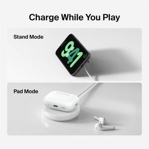 Belkin 15W Wireless Magnetic Charging Pad w/ Qi2 for iPhones & Airpods - Fast Charge - Portable Charger - White - For Qi2-