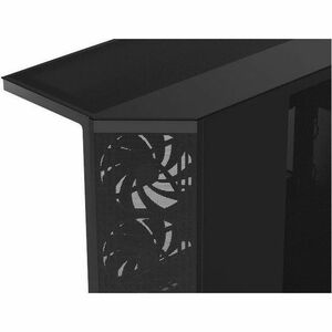 NZXT H9 Flow CM-H92FB-R1 Computer Case - ATX Motherboard Supported - Mid-tower - Tempered Glass, Steel, Galvanized Cold Ro