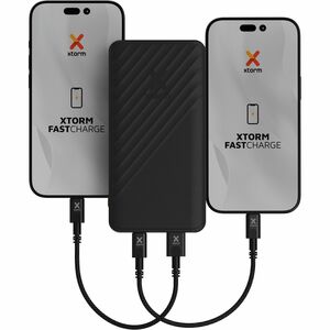 Xtorm Go2 Power Bank - Charcoal Black - 10000 mAh - 15 W - Charcoal Black
