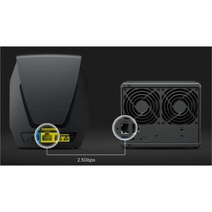 Synology DiskStation DS925+ 4 x Total Bays SAN/NAS Storage System - AMD Ryzen V1500B Quad-core (4 Core) 2.20 GHz - 4 GB RA