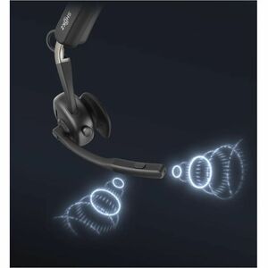 Shokz OpenMeet Sem fios Headset, Na orelha, Fixo à orelha Estéreo Fone de ouvido - Preto - Binaural - Supra-aural - 2900 c