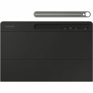 Housse/Clavier Samsung - Porte-livres Style Samsung Tablette - Noir - 301,3 mm Hauteur x 196,7 mm Largeur x 13,1 mm Profon