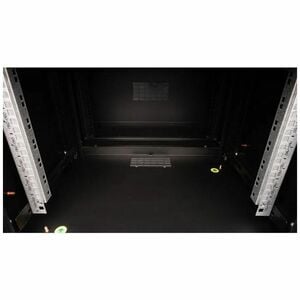 Roline 7U Wandmontierbar Geschlossener Schrank Rackschrank für Networking450 mm Rack Depth - Schwarz - Stahl, Glas, Blech 
