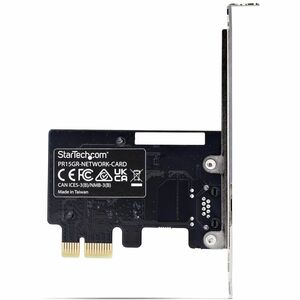StarTech.com 5Gigabit Ethernet Card for Server, Desktop - 5GBase-T, 2.5GBase-T, 10/100/1000Base-T - Plug-in Card - Black -