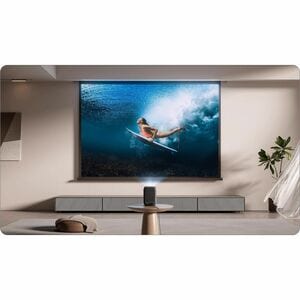 Xiaomi XMTYY03FMG LCD Projector - Ceiling Mountable, Portable - Black - Front, Ceiling - 1080p - 200 lm - HDMI - USB - Wir