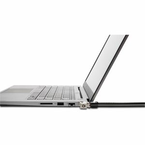 Kensington Slim NanoSaver 2.0 Cable Lock For Notebook - 1.80 m Cable - Master Keyed Lock - Carbon Steel - For Notebook