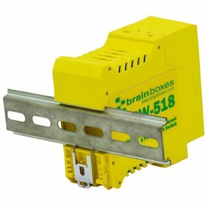 Brainboxes SW-518 Ethernet Switch - 8 Ports - Gigabit Ethernet - 10/100/1000Base-T - 2 Layer Supported - 6.50 W Power Cons