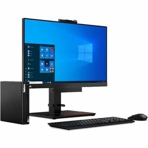 Lenovo ThinkCentre M75q Gen 2 11JN009YHX Desktop Computer - AMD Ryzen 5 PRO 5655GE - 16 GB - 256 GB PCI Express NVMe SSD -