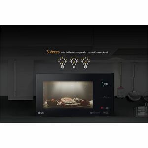 LG NeoChef MS1536GIS Uno solo Horno de microondas - Negro - 42L Capacidad - Microondas, Gratinado (Grill) - 1.35kW Microwa