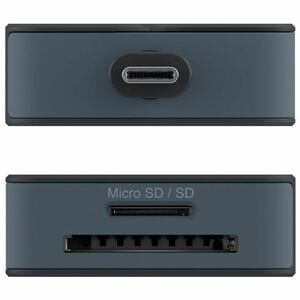 Hyper HyperDrive HD4102BKGL USB Type C Docking Station for Monitor, Notebook, Tablet PC, Hard Drive, Keyboard - Charging C