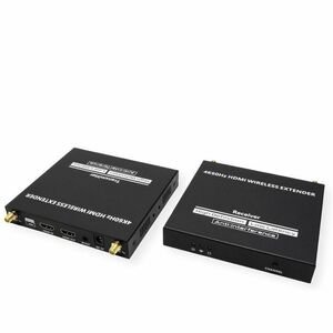 Roline Video Extender Transmitter/Receiver - Wireless - 1 Input Device - 2 Output Device - 50 m Range - 2 x USB - 1 x HDMI