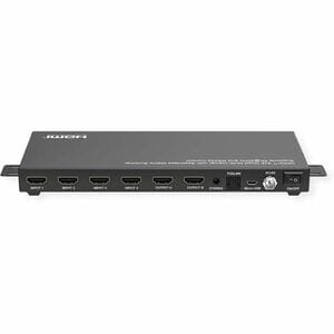 Value Audio/Video Switchbox - Cable - 3840 x 2160 - 4K - 2160p - 4 Input Device - 2 Display - Projector, TV - 1 x USB - 4 