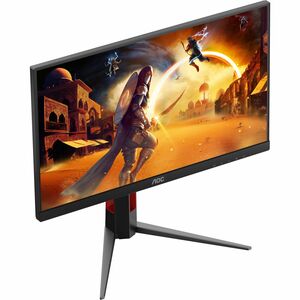 Monitor LED da gioco AOC 24G4HA 609,6 mm (24,0") Classe Full HD - 16:9 - Nero, Rosso - 60,5 cm (23,8") Viewable - IPS velo