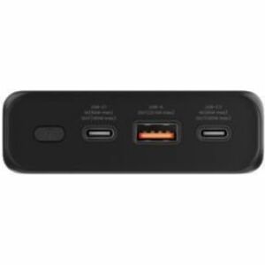 Origin Power Bank - Silver - For Notebook, Netbook - Lithium Ion (Li-Ion) - 20000 mAh - USB Type-C Connector - 2 x USB - S