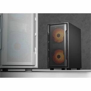 COUGAR Uniface Mini RGB CGR-55C9B-RGB Gabinete para computadora gamer - Mini ITX, Micro ATX, ATX Placa base admitida - Min