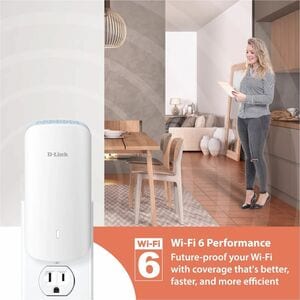 D-Link AQUILA PRO AI E30 Dual Band Wi-Fi 6 IEEE 802.11a/b/g/n/ac/ax/h/k/v 3 Gbit/s Wireless Range Extender - 2.40 GHz, 5 G