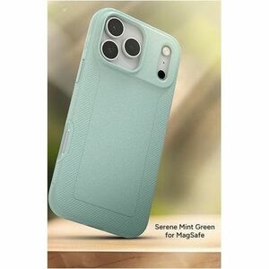 ZAGG Luxe Snap Case for Apple iPhone 17 Smartphone - Grip Texture, Textured Panel - Serene Mint - Drop Resistant, Impact R