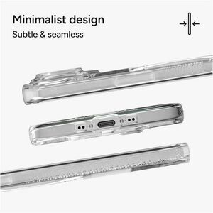 ZAGG Crystal Palace Snap Case for Apple iPhone 17 Air Smartphone - Textured Edges - Transparent - Drop Resistant, Yellowin